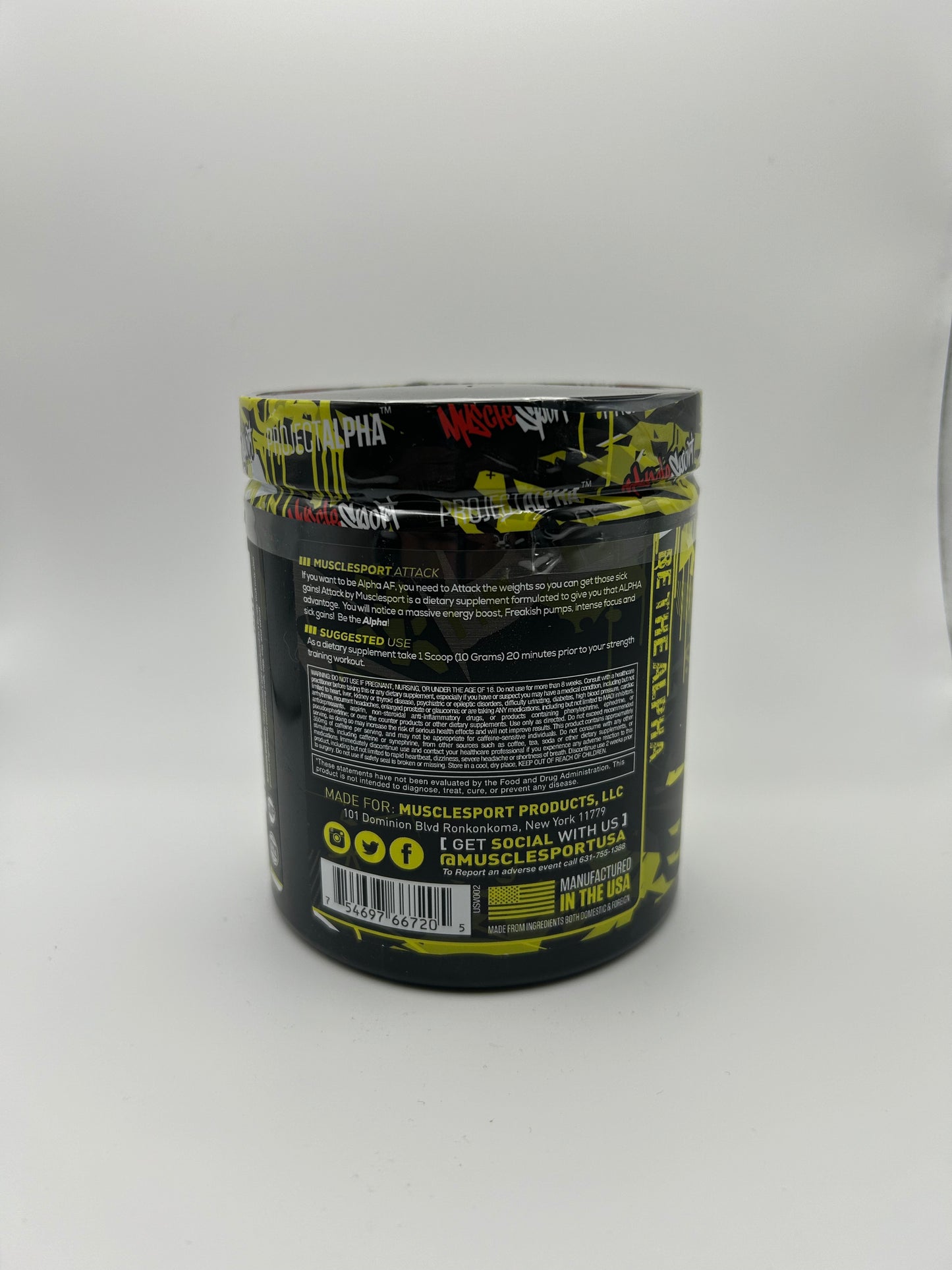 MuscleSport Attack Pre-Workout